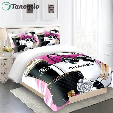 cheap chanel duvet cover|coco chanel comforter set.